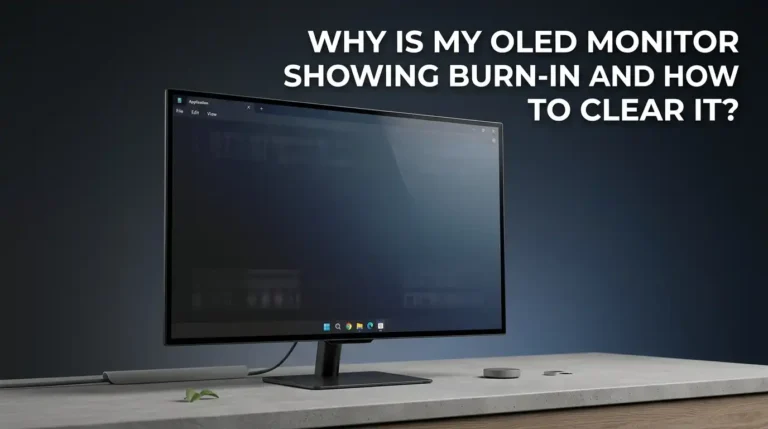 Why Is My OLED Monitor Showing Burn-In and How to Clear It?