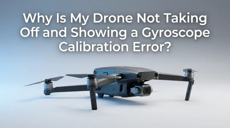 Why Is My Drone Not Taking Off and Showing a Gyroscope Calibration Error?