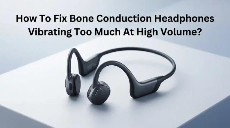 How To Fix Bone Conduction Headphones Vibrating Too Much At High Volume?