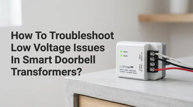 How To Troubleshoot Low Voltage Issues In Smart Doorbell Transformers?