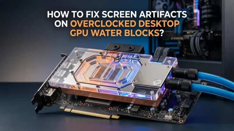 How To Fix Screen Artifacts On Overclocked Desktop GPU Water Blocks?