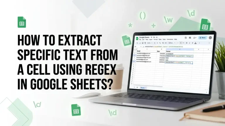 How To Extract Specific Text From A Cell Using Regex In Google Sheets?