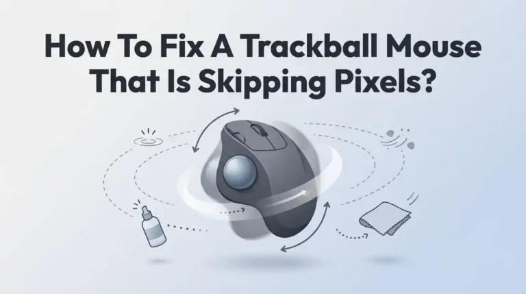 How To Fix A Trackball Mouse That Is Skipping Pixels?