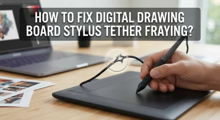 How To Fix Digital Drawing Board Stylus Tether Fraying?
