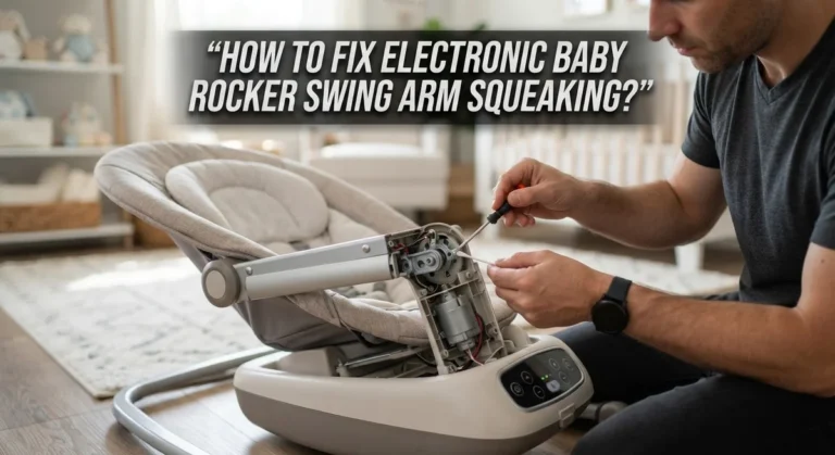 How to Fix Electronic Baby Rocker Swing Arm Squeaking?