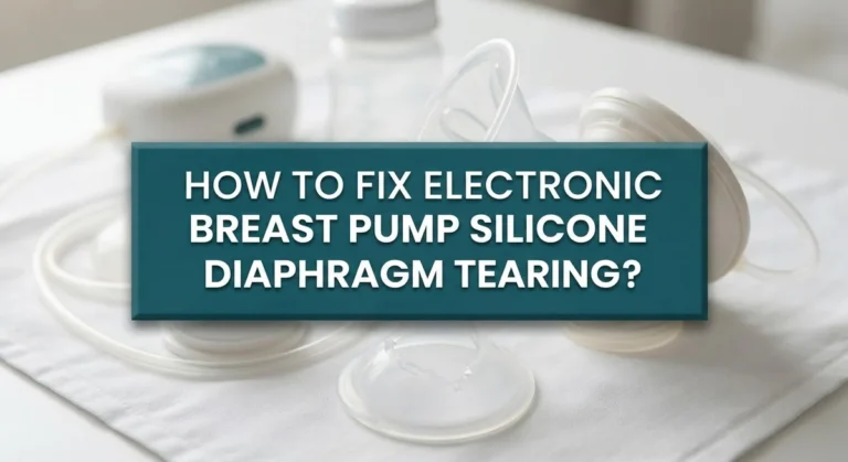 How To Fix Electronic Breast Pump Silicone Diaphragm Tearing?