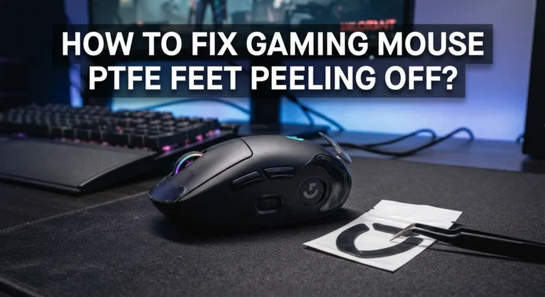 How To Fix Gaming Mouse PTFE Feet Peeling Off?