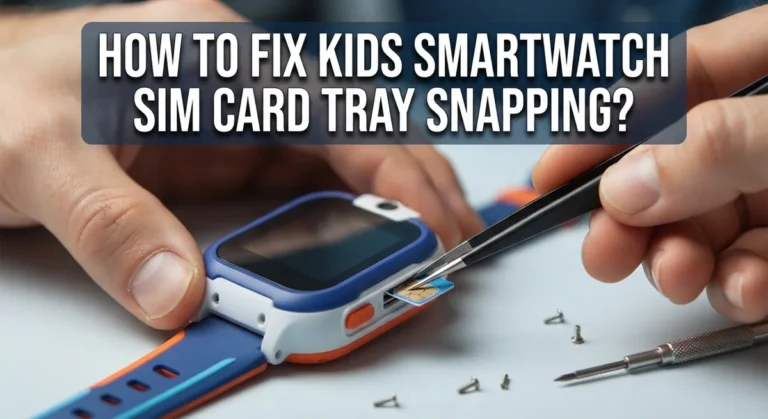 How To Fix Kids Smartwatch SIM Card Tray Snapping?