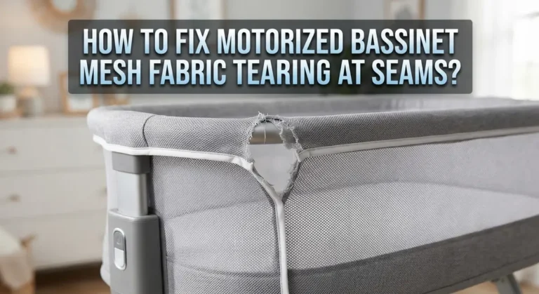 How To Fix Motorized Bassinet Mesh Fabric Tearing At Seams?