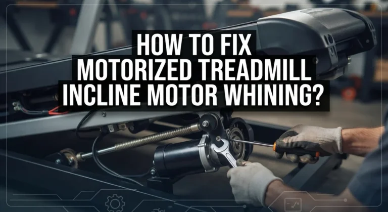 How To Fix Motorized Treadmill Incline Motor Whining?