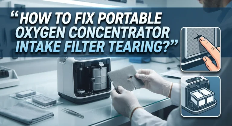 How To Fix Portable Oxygen Concentrator Intake Filter Tearing?
