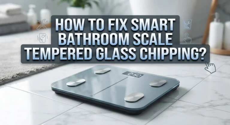 How To Fix Smart Bathroom Scale Tempered Glass Chipping?