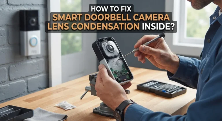 How To Fix Smart Doorbell Camera Lens Condensation Inside?