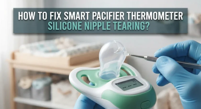 How To Fix Smart Pacifier Thermometer Silicone Nipple Tearing?