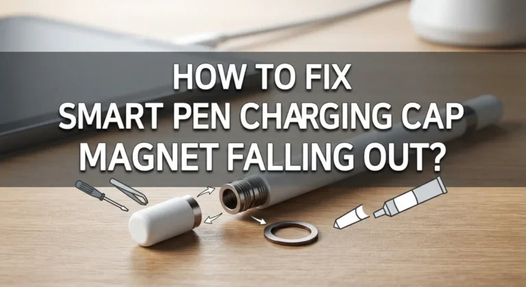 How To Fix Smart Pen Charging Cap Magnet Falling Out?