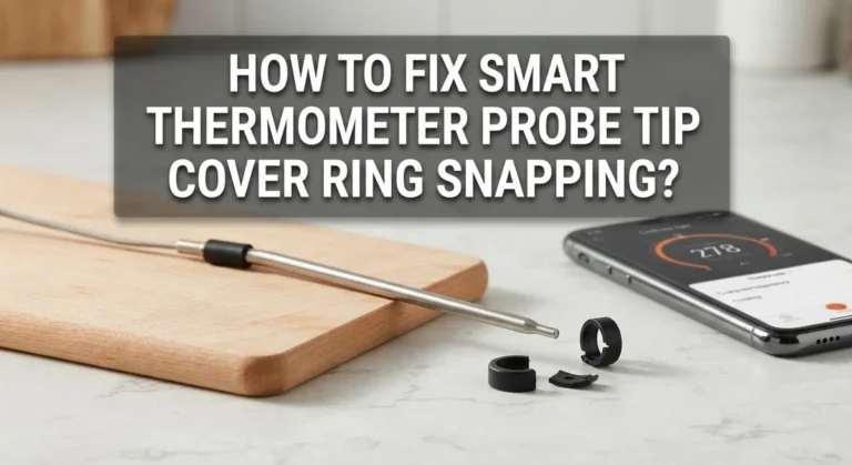 How To Fix Smart Thermometer Probe Tip Cover Ring Snapping?
