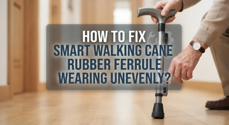 How To Fix Smart Walking Cane Rubber Ferrule Wearing Unevenly?