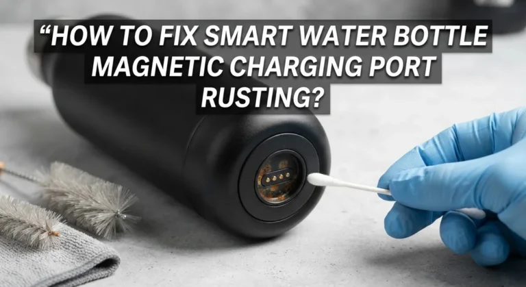How To Fix Smart Water Bottle Magnetic Charging Port Rusting?