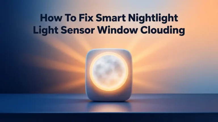 How To Fix Smart Nightlight Light Sensor Window Clouding?